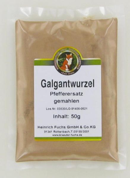 Galgantwurzel, gemahlen, 50 g